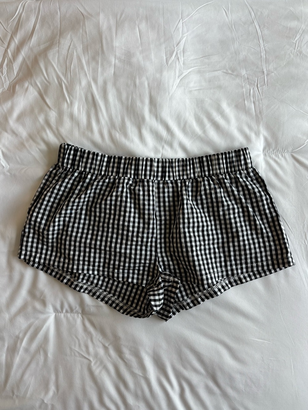 Edikted gingham boxer shorts